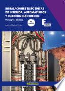 libro Instalaciones Eléctricas De Interior, Automatismos Y Cuadros Eléctricos
